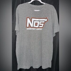 NOS Energy Drink Gray T-Shirt men’s size 2x